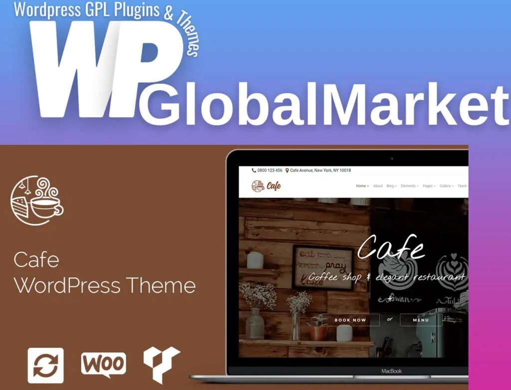 Cafe wordpress theme