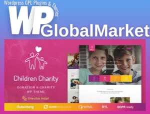 Children Charity Nonprofit and NGO WordPress Theme