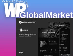 Chrono – Watch Service Elementor Template Kit