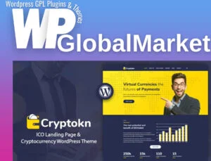 Cryptokn ICO Landing Page and Cryptocurrency WordPress Theme