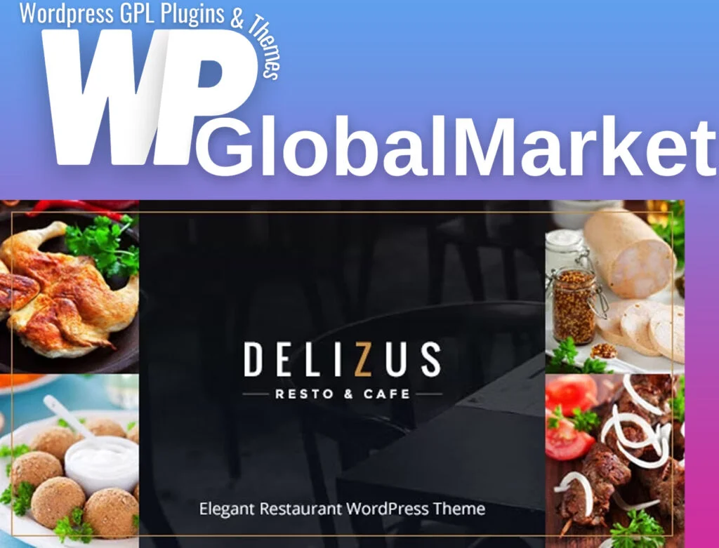 Delizus restaurant cafe wordpress theme