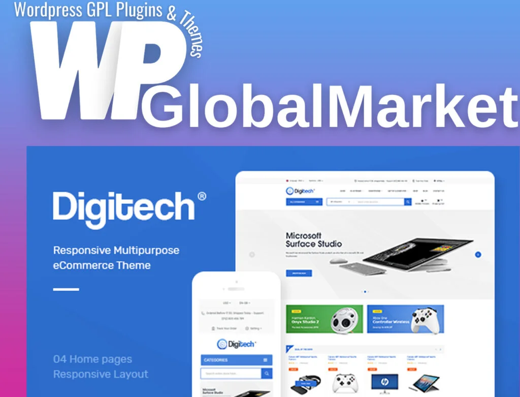 Digitech – technology theme for woocommerce wordpress