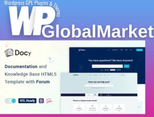 Docy – Documentation and Knowledge base WordPress Theme with Helpdesk Forum