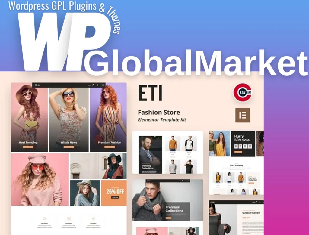 Eti – fashion store elementor template kit