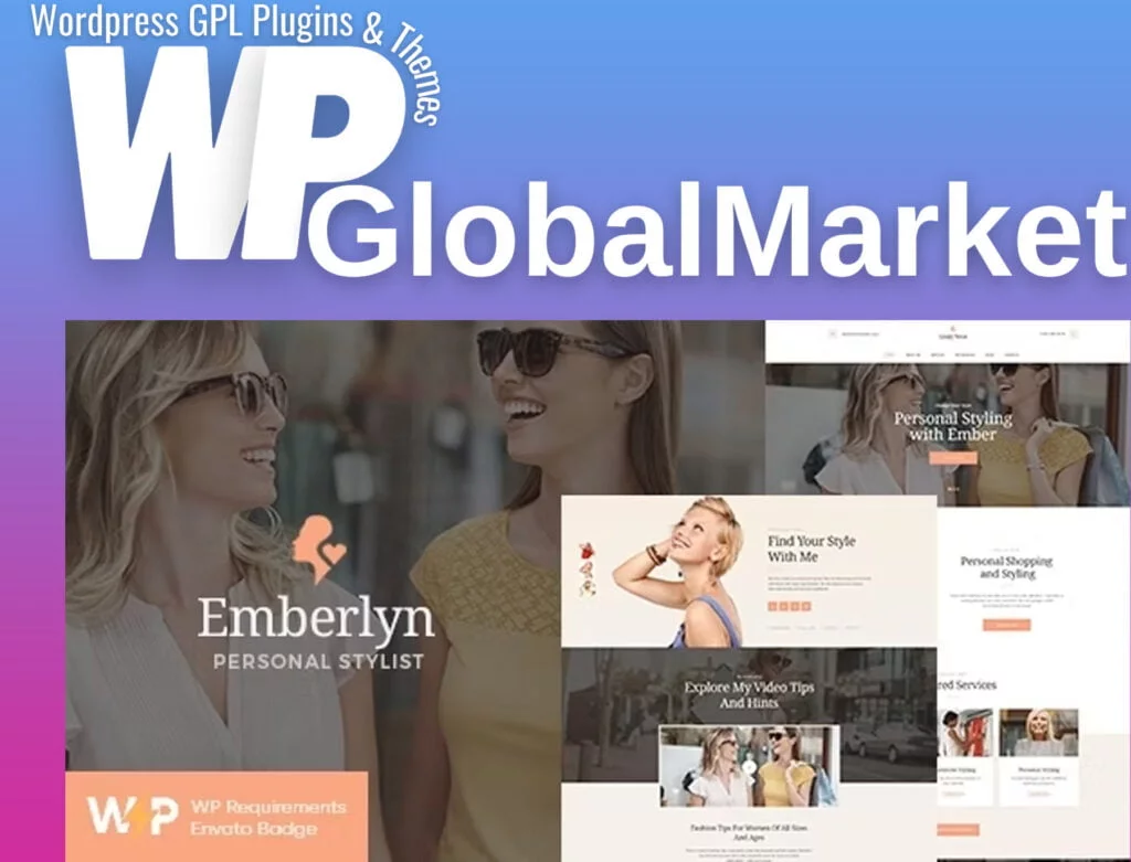 Emberlyn – personal stylist and fashion clothing wordpress theme