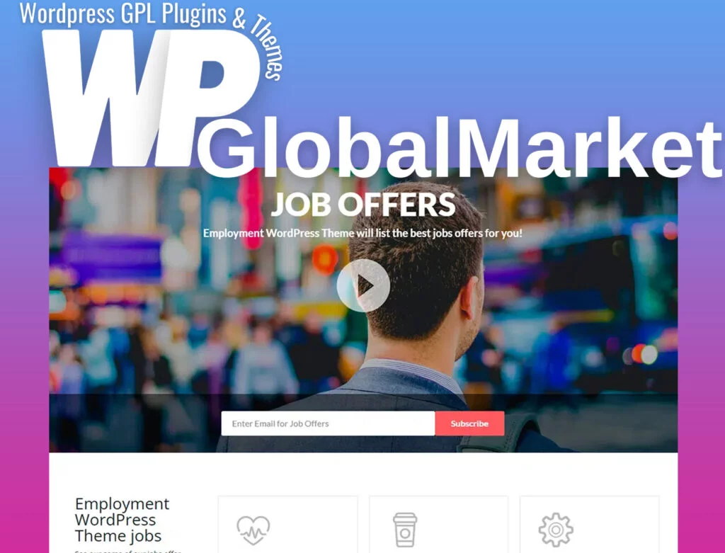 Employment wordpress theme