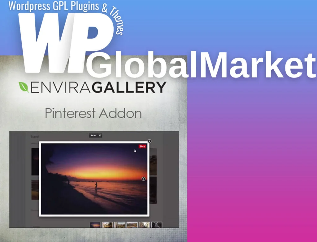 Envira gallery – pinterest addon