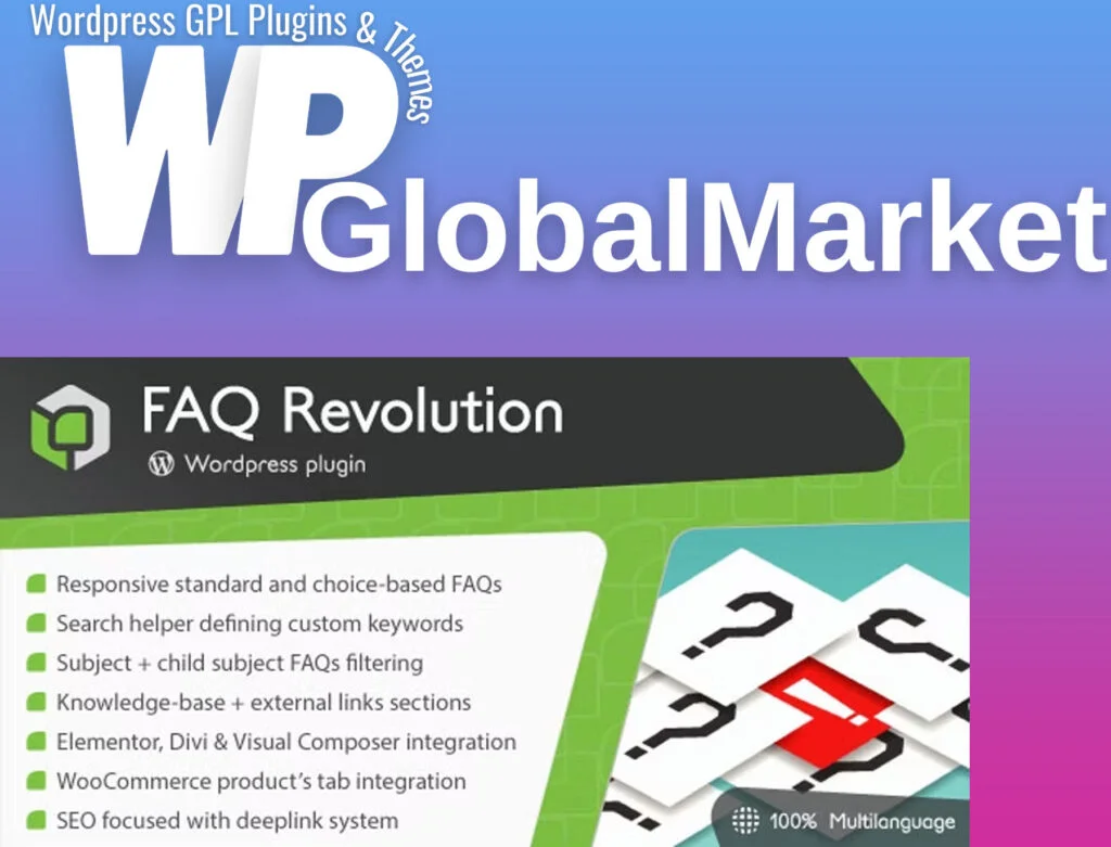 Faq revolution – wordpress plugin