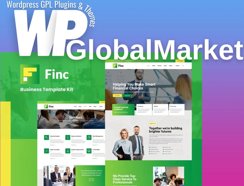 Finc – business and financial elementor template kit