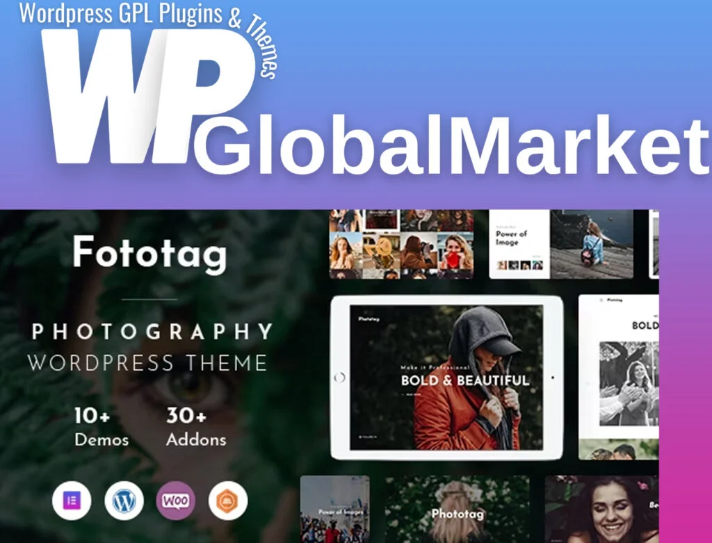 Fototag – photography wordpress theme