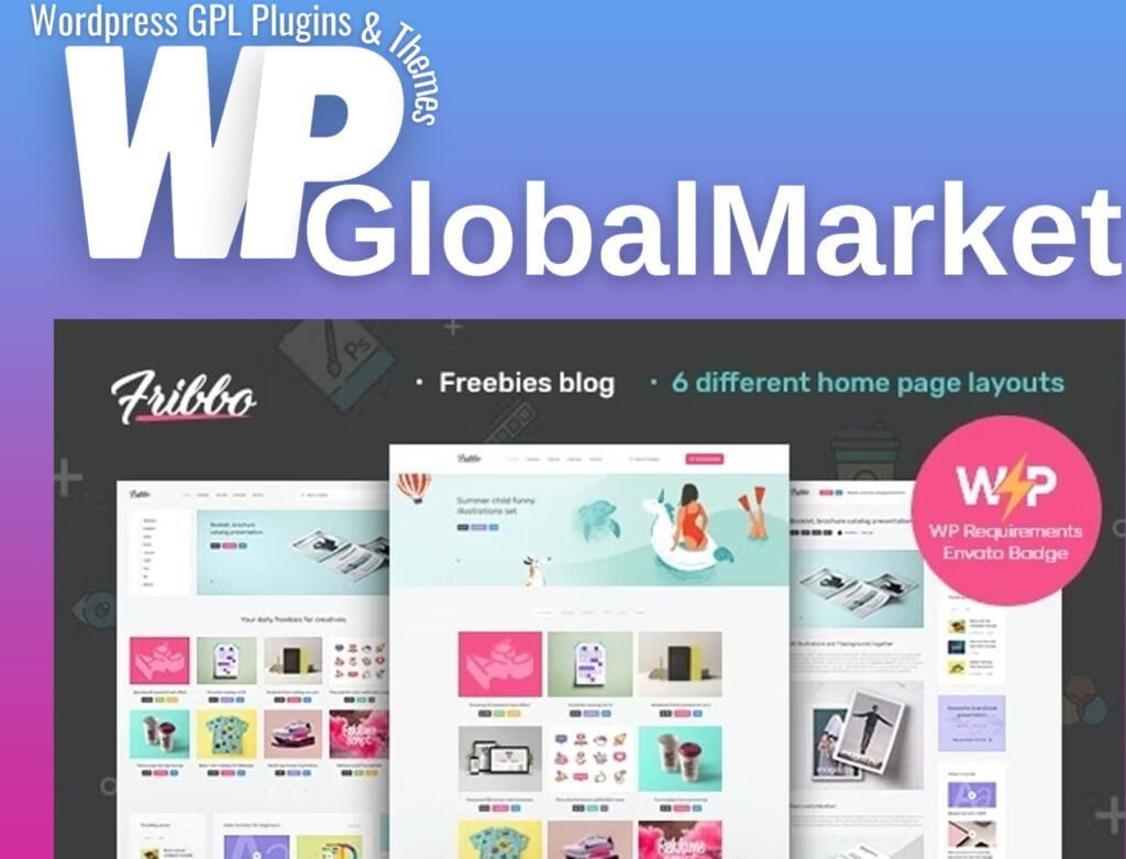 Fribbo – Freebies Blog WordPress Theme