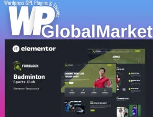 Furblock – Badminton Club Elementor Template Kit