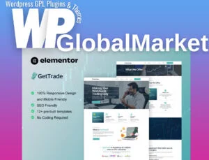 GetTrade – Trading and Investment Elementor Template Kit