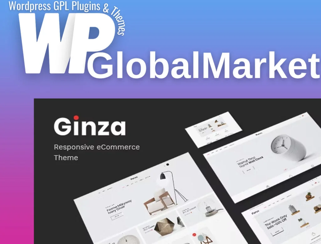 Ginza – furniture theme for woocommerce wordpress