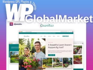 Gravitas – Garden & Landscape Design Elementor Template Kit