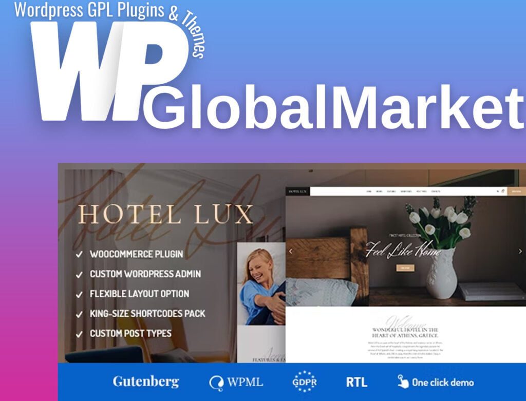Hotel Lux – Resort and Hotel WordPress Theme