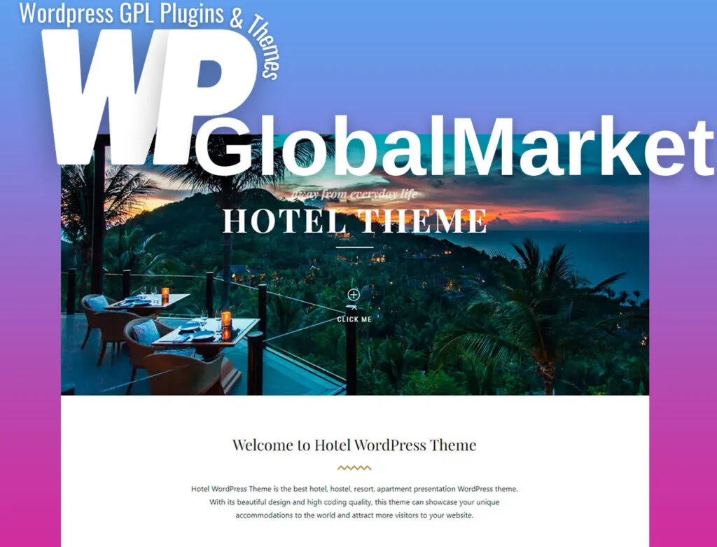 Hotel wordpress theme