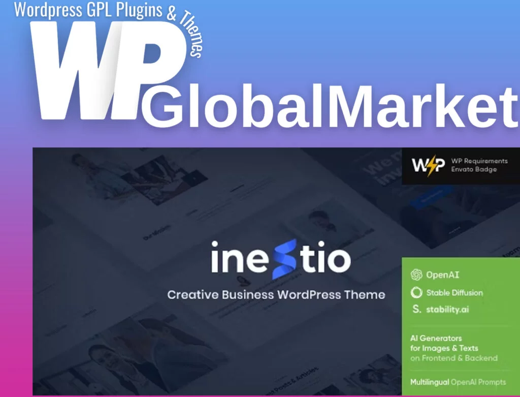 Inestio – business & creative wordpress theme