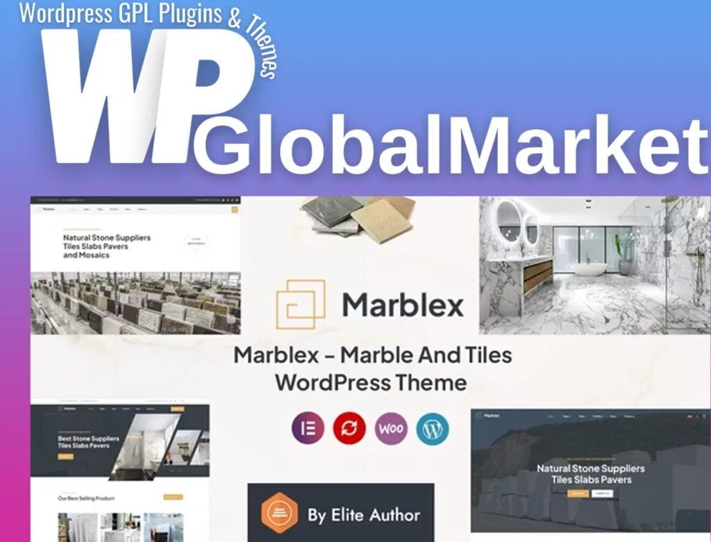 Marblex – marble and tiles wordpress theme