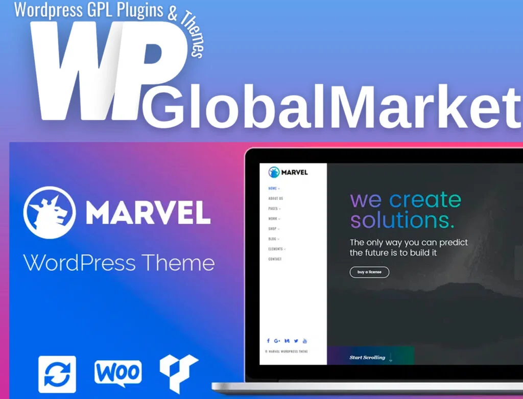 Marvel wordpress theme