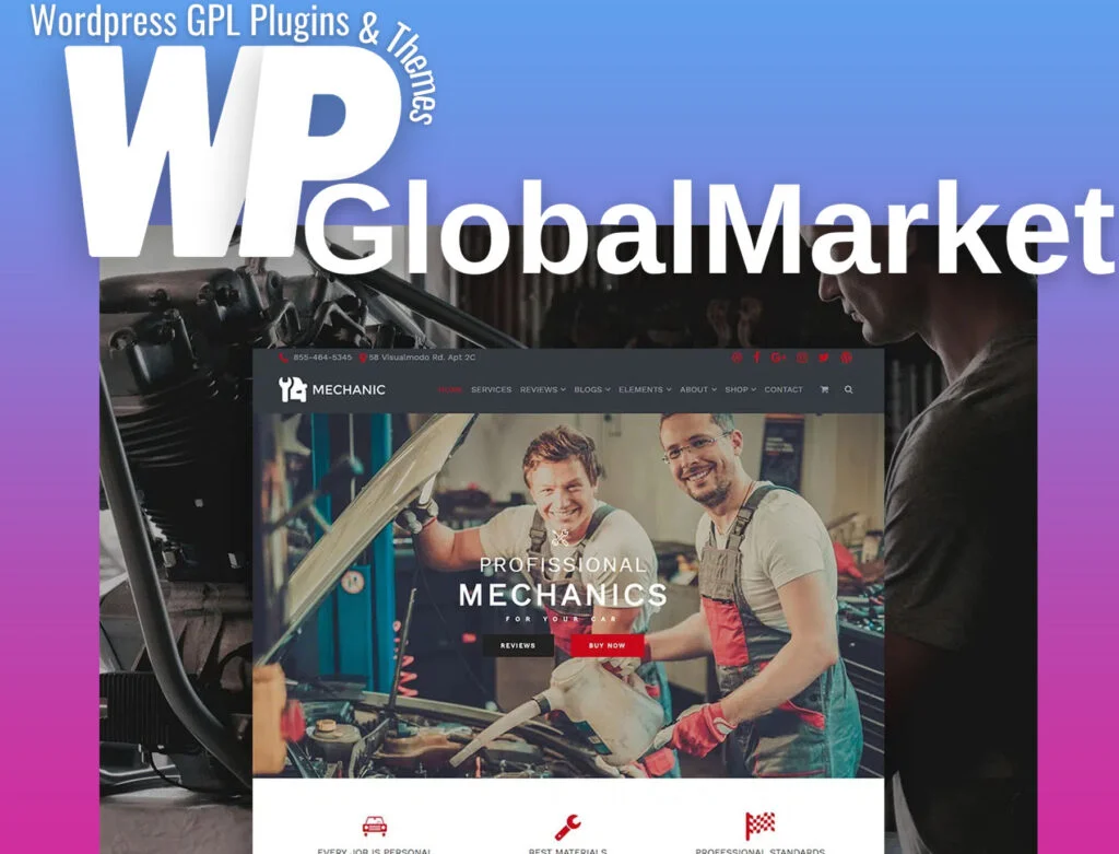 Mechanic wordpress theme