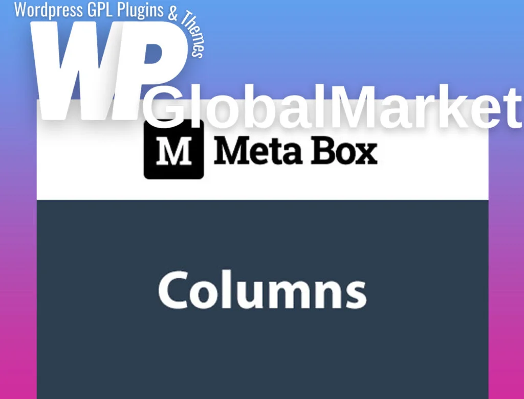 Meta box columns