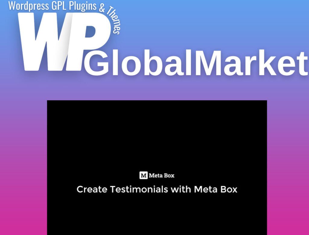 Meta Box Testimonials