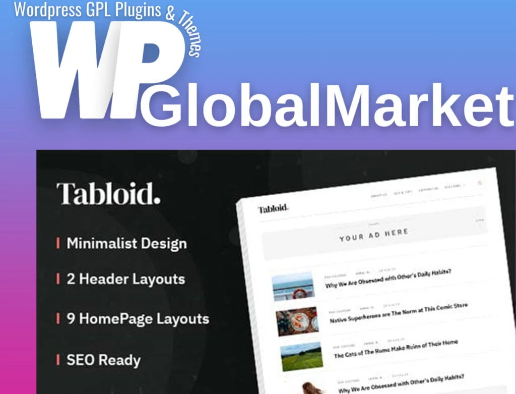 Mythemeshop tabloid wordpress theme