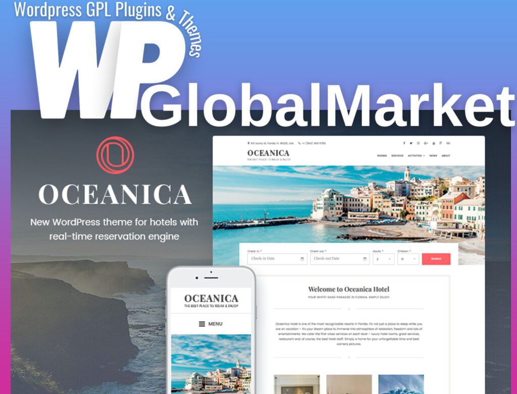 Oceanica – Hotel WordPress Theme