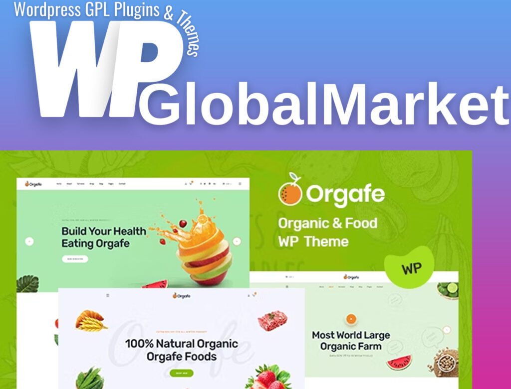 Orgafe – Organic Food WordPress Theme