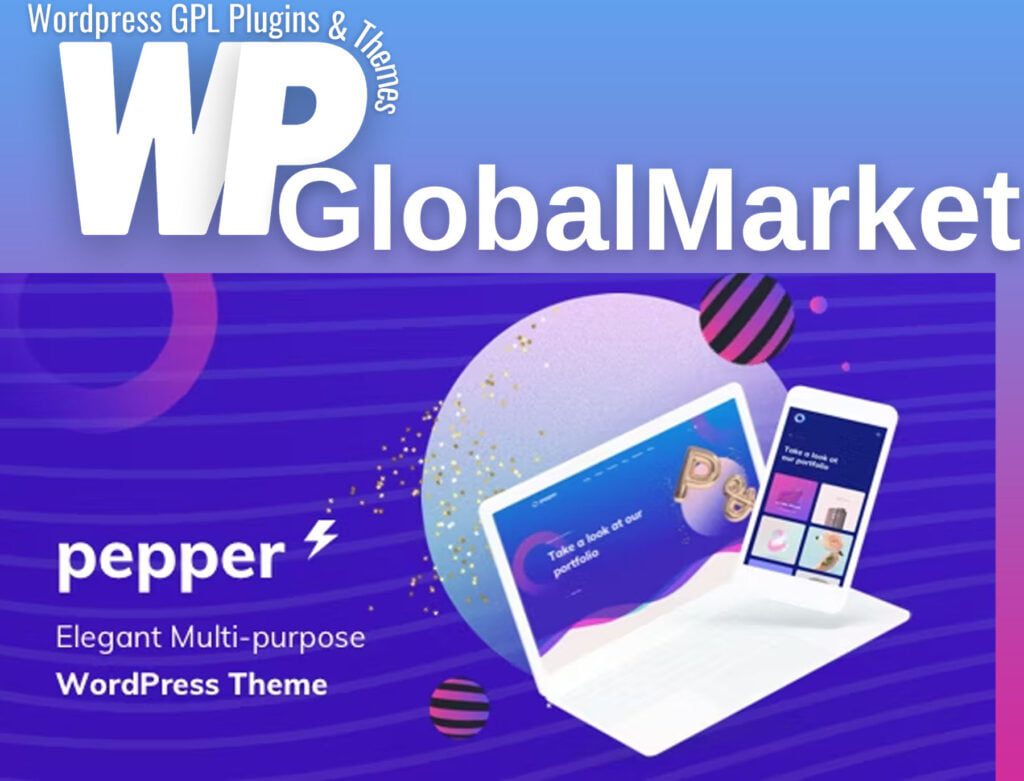 Pepper – Elegant Multi Purpose WordPress Theme