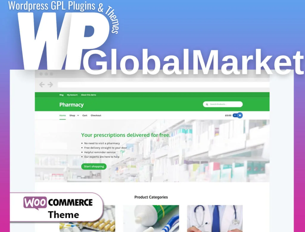 Pharmacy storefront woocommerce theme