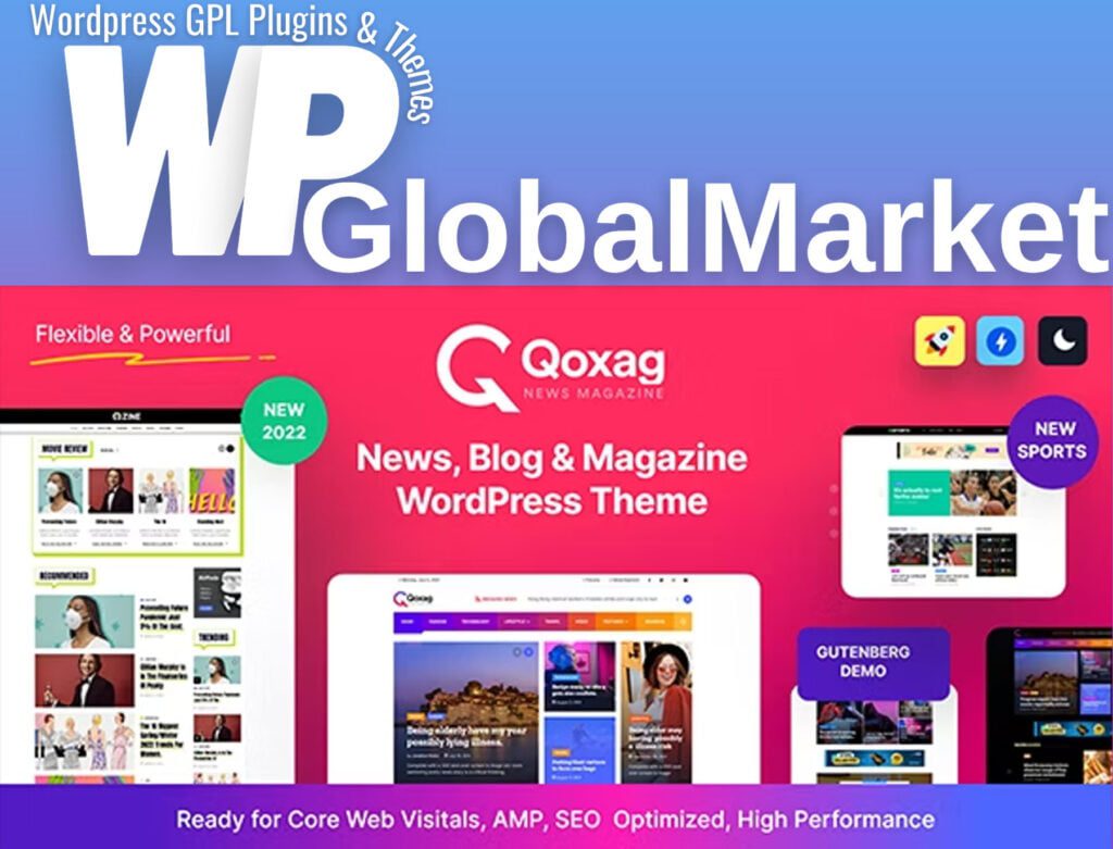Qoxag – WordPress News Magazine Theme