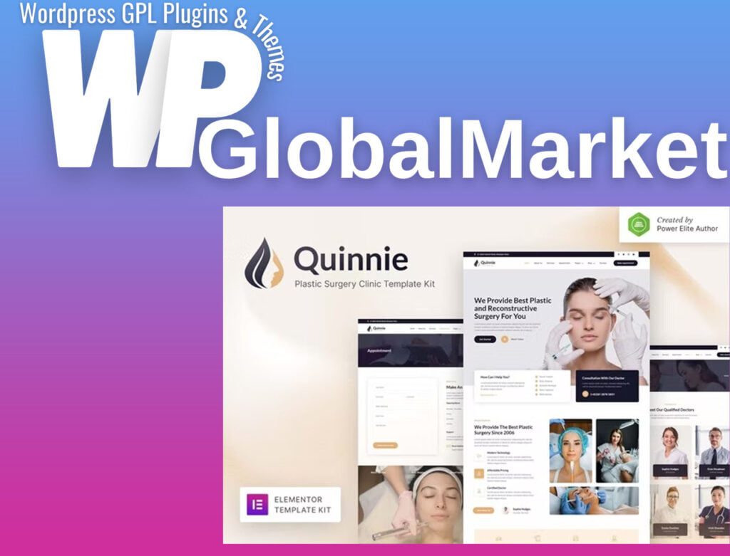 Quinnie – Plastic Surgery Clinic Elementor Template Kit