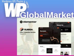 Runnin – Video Production Service Elementor Template Kit