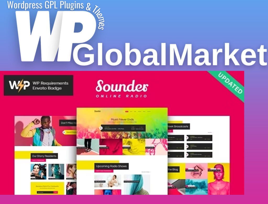 Sounder | Online Internet Radio Station WordPress Theme RTL