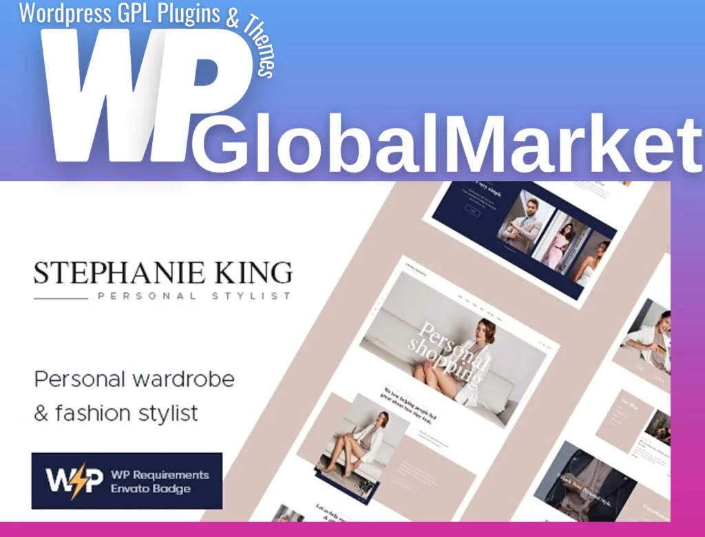 Stephanie king – personal stylist and fashion blogger wordpress theme