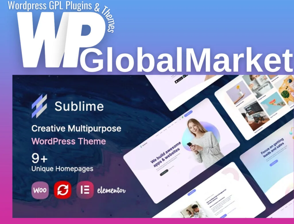 Sublime | creative multipurpose wordpress theme