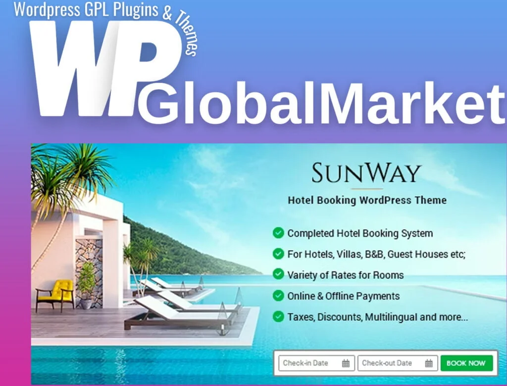 Sunway – hotel booking wordpress theme