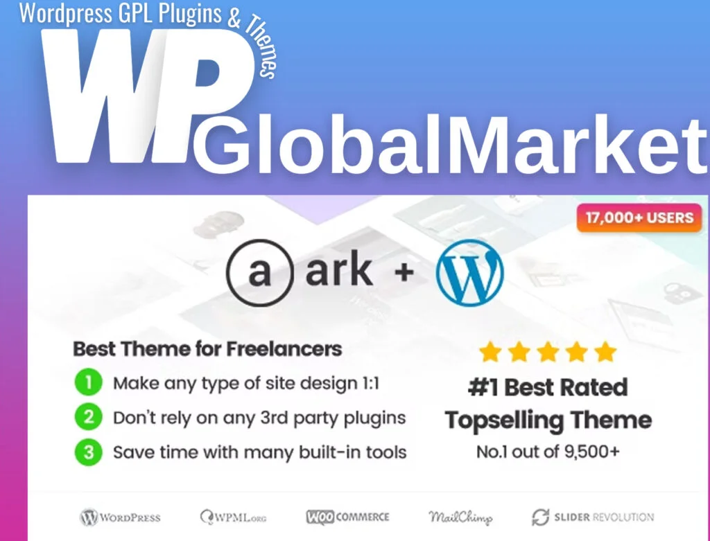 The ark | wordpress theme made for freelancers