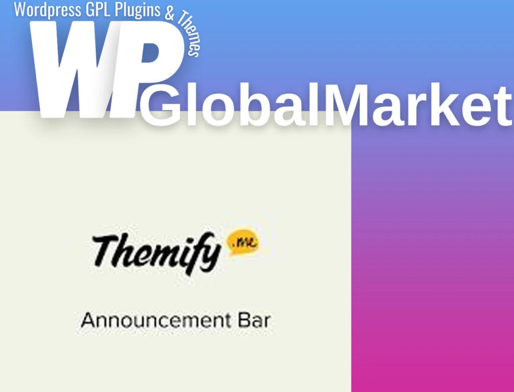 Themify announcement bar