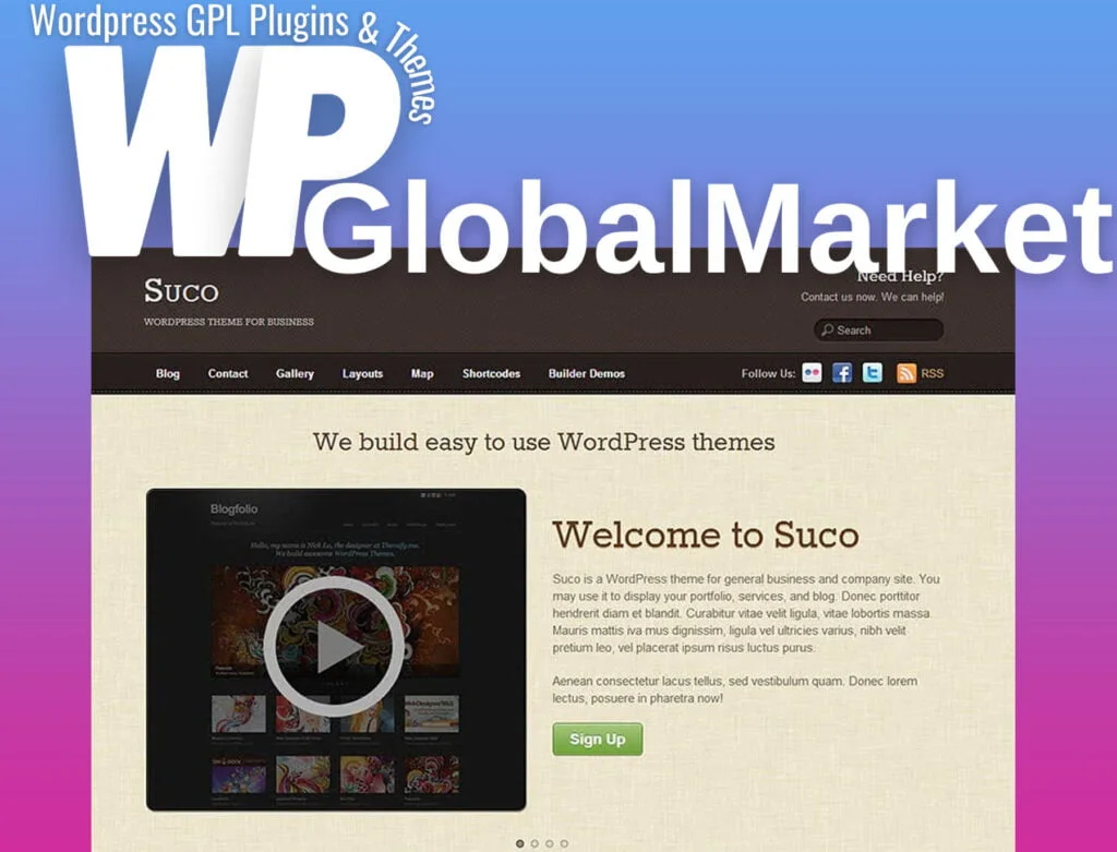 Themify suco wordpress theme