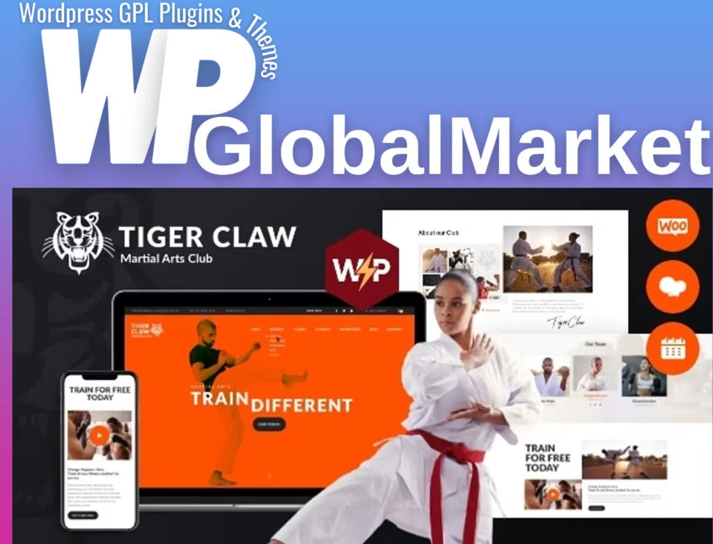 Tiger claw | martial arts school and fitness center wordpress theme