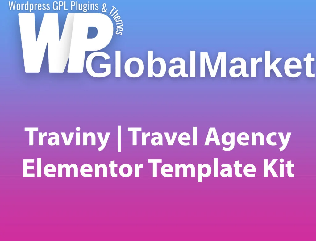 Traviny | travel agency elementor template kit