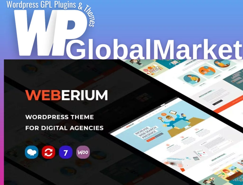 Weberiumtheme tailored for digital agencies