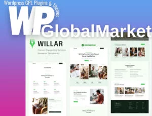 Willar – Content Copywriting Services Elementor Template Kit