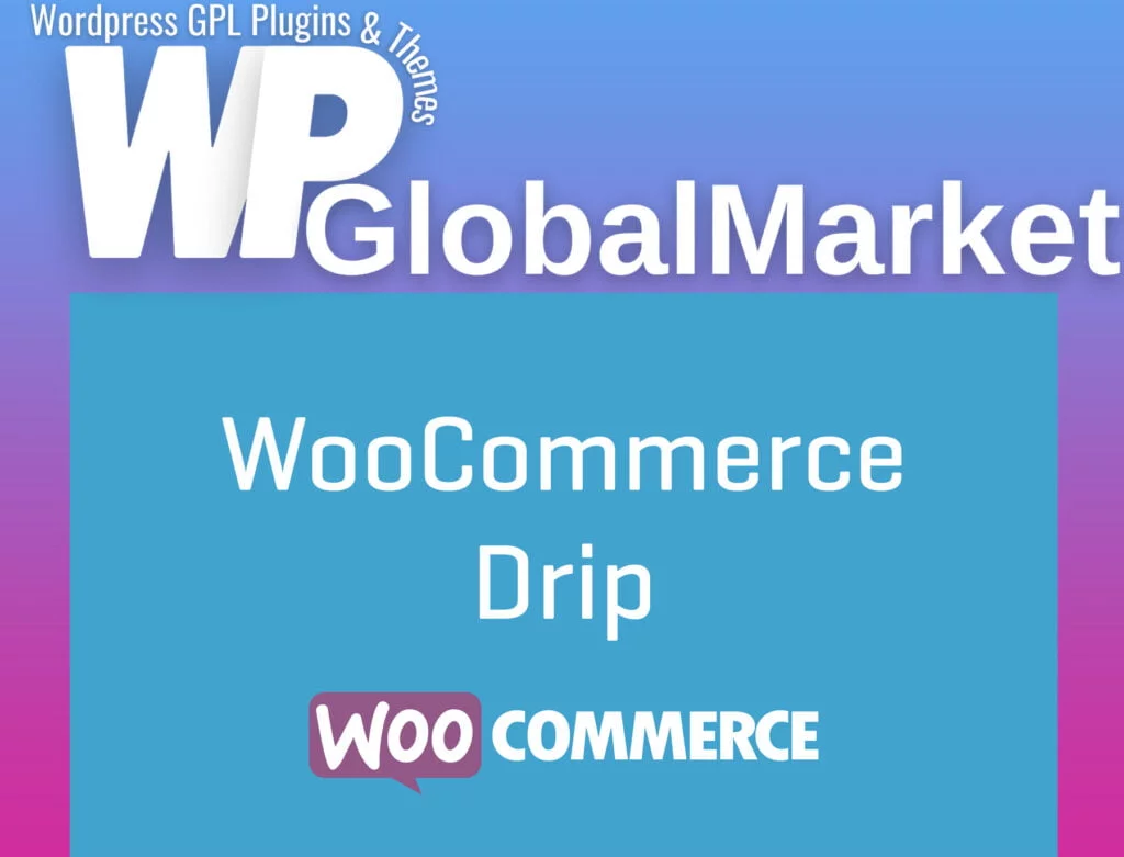 Woocommerce drip