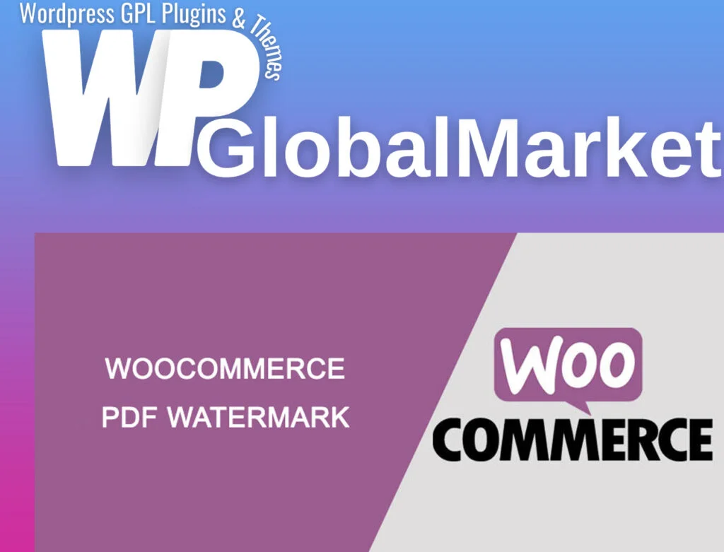 Woocommerce pdf watermark