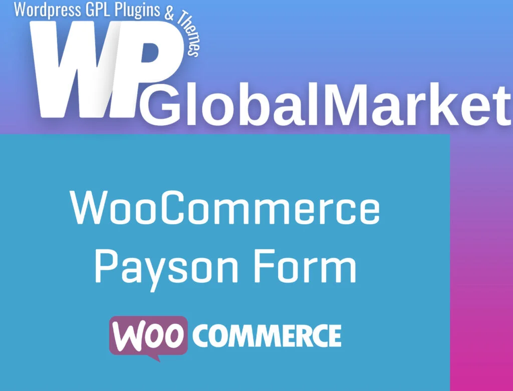 Woocommerce payson form