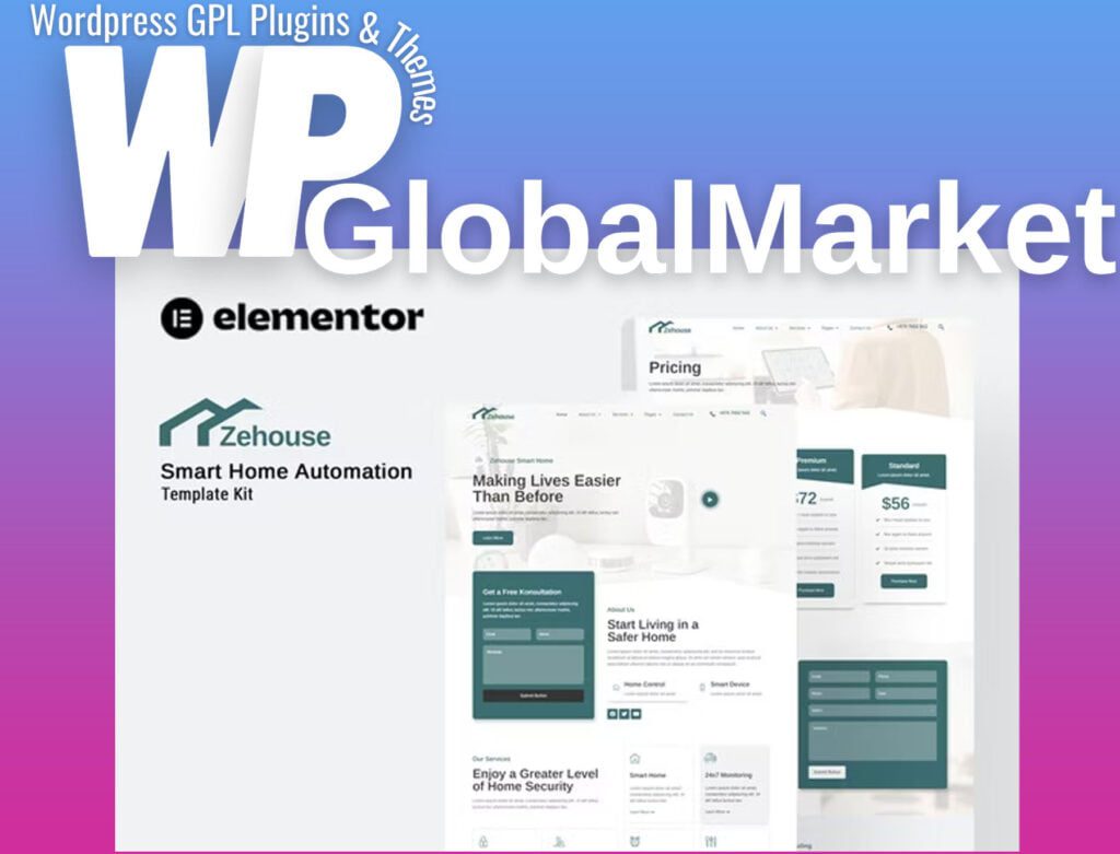 Zehouse – Smarthome Automation Elementor Template Kit